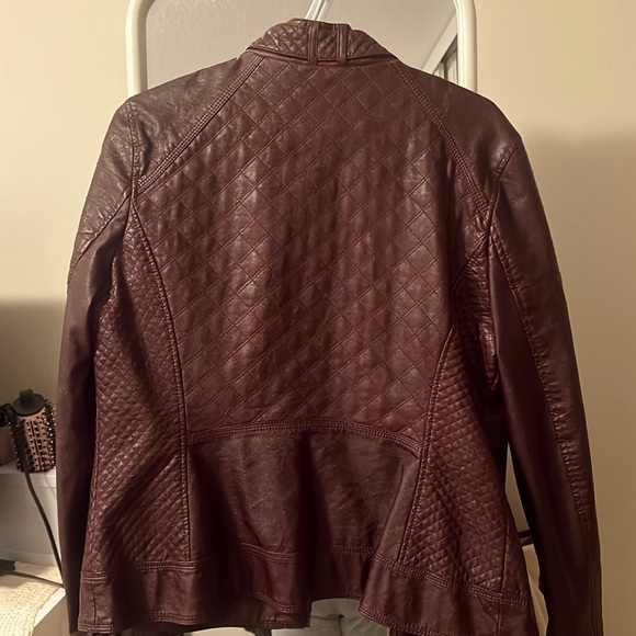 Guess Leather Jacket XL - Picture 1 of 3